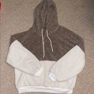 SHEIN Plus Quarter Zip Teddy Pullover - Size 0X